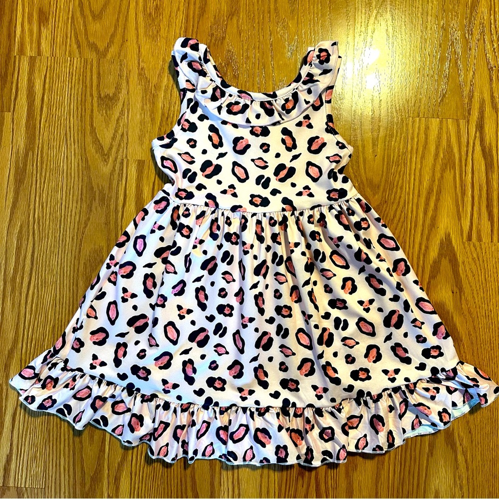 NWT Pink Leopard Print Dress